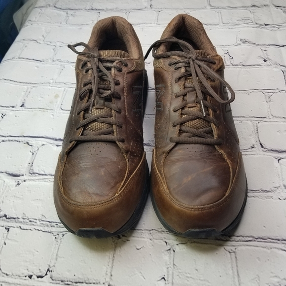 New Balance 928 brown leather walking shoes - Picture 9 of 16